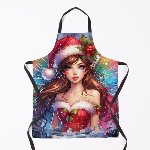 Artikelvorschau, Weihnachtsfee (braunes Haar) entworfen und verkauft von I-I-Trading-Co.