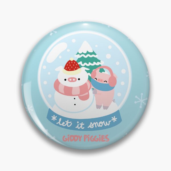 Item preview, Giddy Piggies Snow Globe designed and sold by Giddy Piggies.