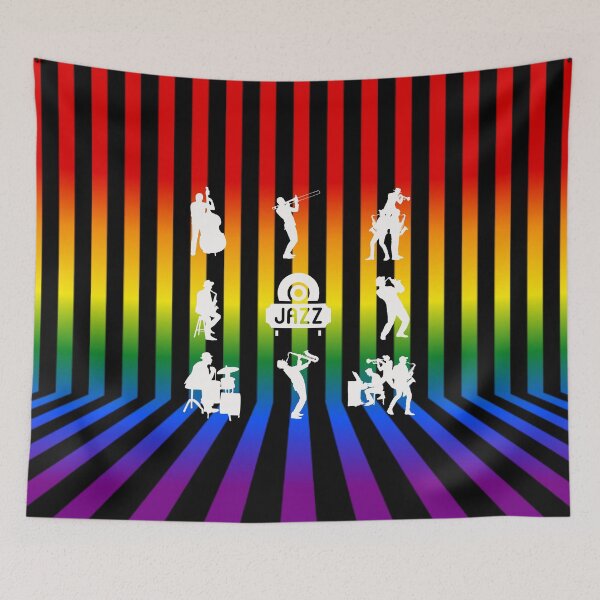 Item preview, Grid Design Saxophone Band, Classic pride Flag, Music Lovers, Sax Players, Jazz, Grid Pattern,, Musician,  designed and sold by PrideBeProud.