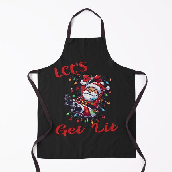 Item preview, Santa-Let's Get Lit designed and sold by VibeHiveThreads.