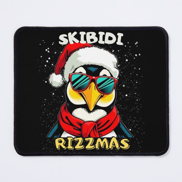Item preview, Skibidi Rizzmas Penguin Santa Funny designed and sold by Klaudesign.
