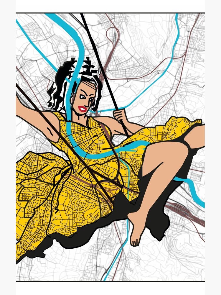 Basel Citymap Artwork | ESCARPOLETTE von procreaction