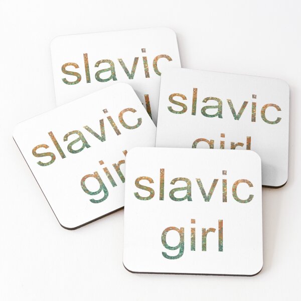 Item preview, Slavic girl inscription, colorful slavic inscription, colorful slavic girl inscription designed and sold by Dormitria.