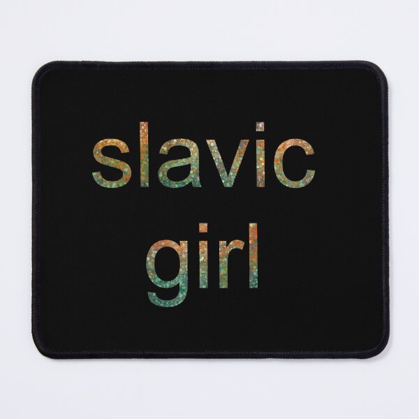 Item preview, Slavic girl inscription, colorful slavic inscription, colorful slavic girl inscription designed and sold by Dormitria.