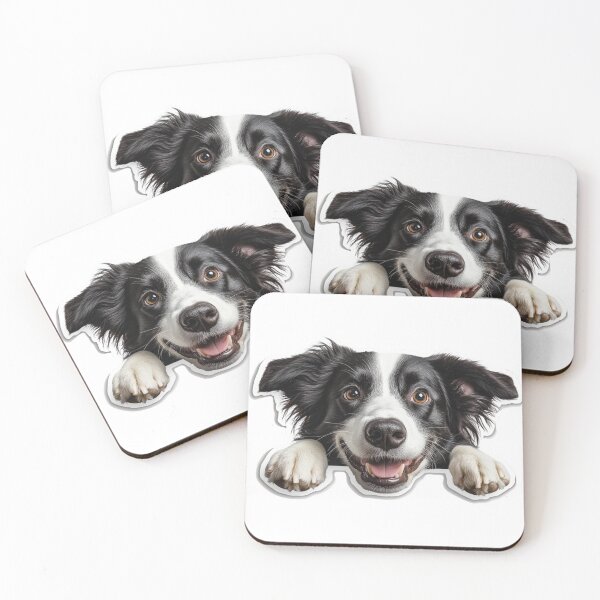 Item preview, Peeking Border Collie designed and sold by NicolasGlowArt.