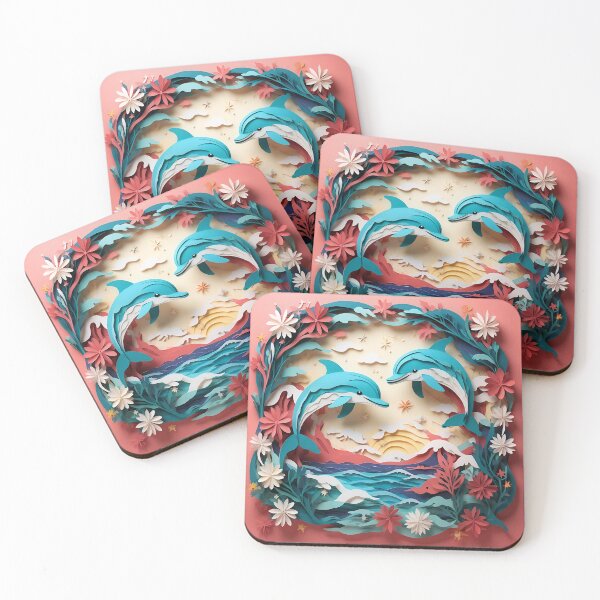 Item preview,  Ocean Dolphin Scene designed and sold by squishify.