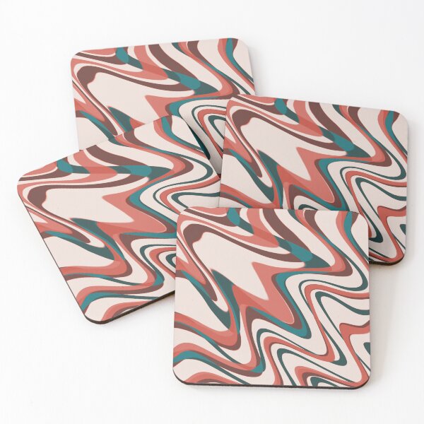 Item preview, Pink & Burnt Orange Color Swirl designed and sold by TondoMeander.