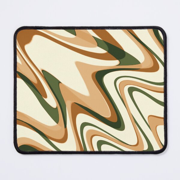 Item preview, Cornsilk Kombu Fall Green Color Swirl designed and sold by TondoMeander.