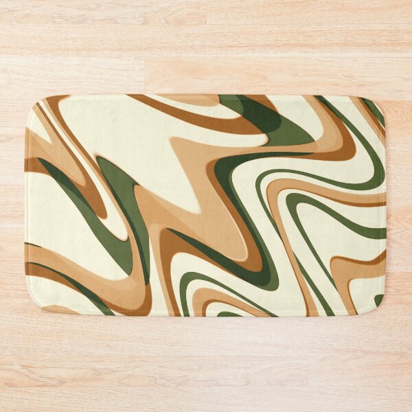 Item preview, Cornsilk Kombu Fall Green Color Swirl designed and sold by TondoMeander.