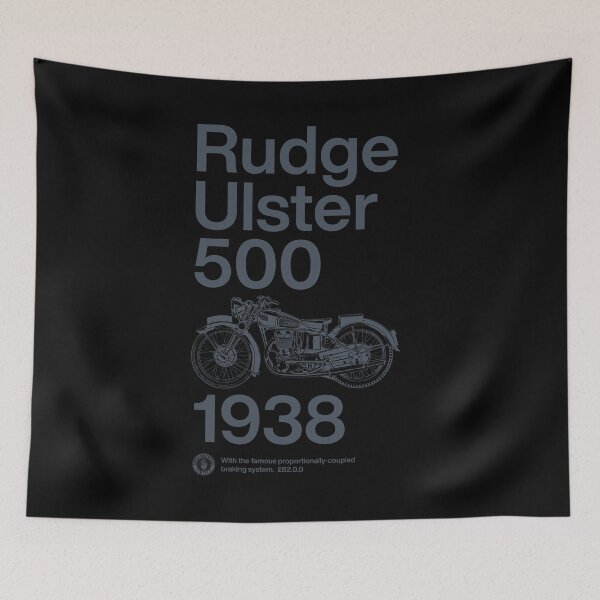 Item preview, Rudge Ulster 500 - Helvetica Matt Black designed and sold by IronFlyers.