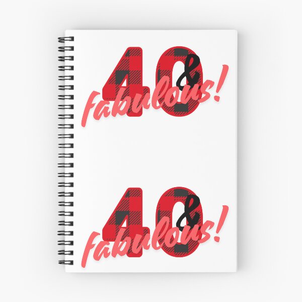 Item preview, 40 & Fabulous Black and Red Plaid designed and sold by DotMoCreations.