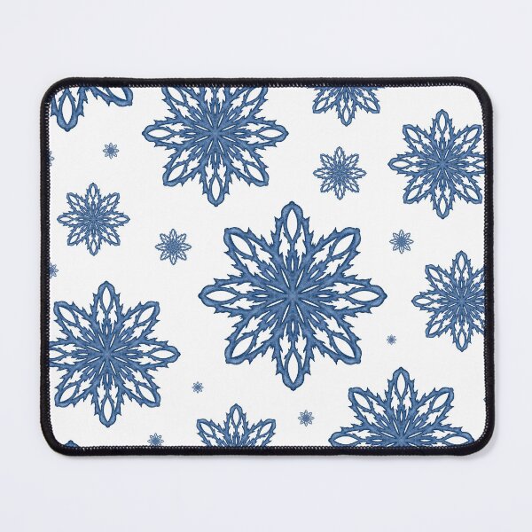 Item preview, Pattern of falling snowflakes "Inspiration" of light blue color designed and sold by Cherevan.