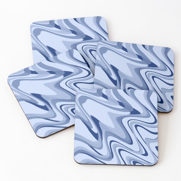 Item preview, Dark Blue & Light Blue Color Swirl designed and sold by TondoMeander.