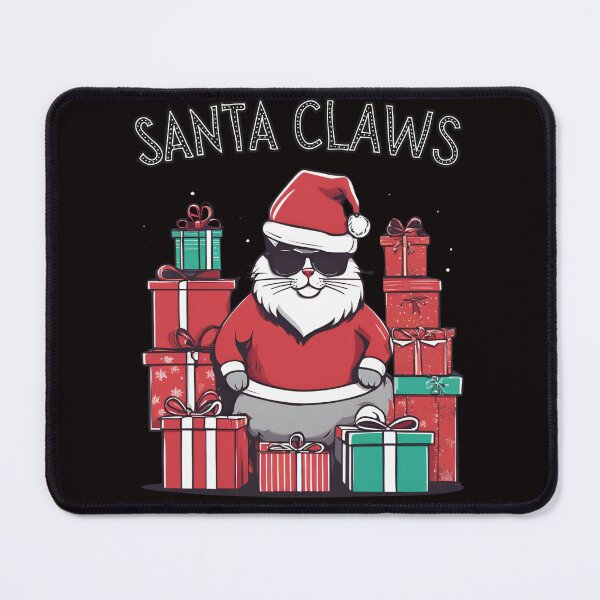 Item preview, SANTA CLAWS | CAT LOVER | CAT CHRISTMAS designed and sold by FitEnvy.