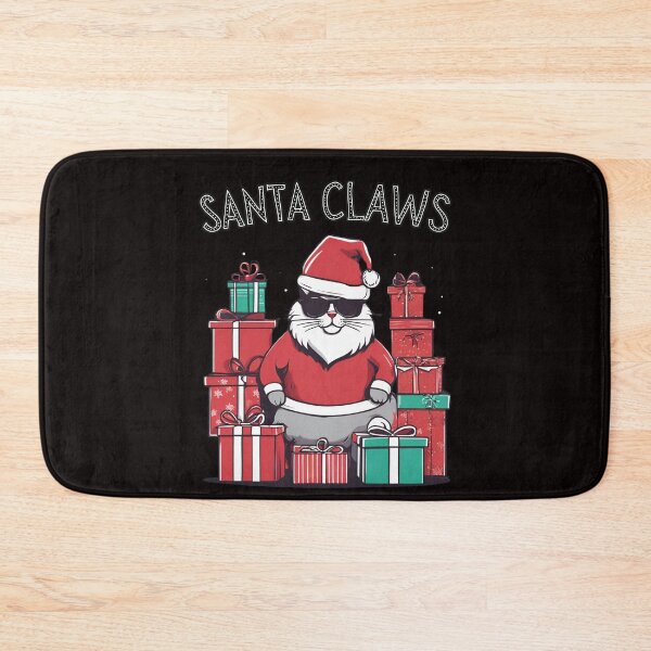 Item preview, SANTA CLAWS | CAT LOVER | CAT CHRISTMAS designed and sold by FitEnvy.