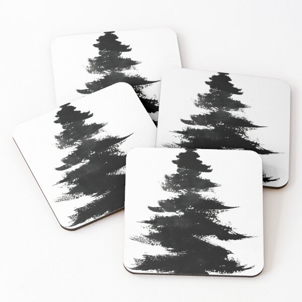 Item preview, Christmas Black Tree designed and sold by leylakidesign.