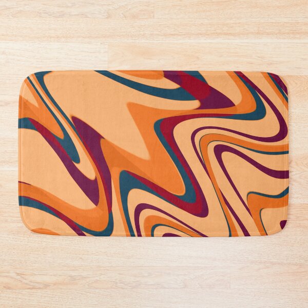 Item preview, Dark Orange & Ruby Red Fall Color Swirl designed and sold by TondoMeander.