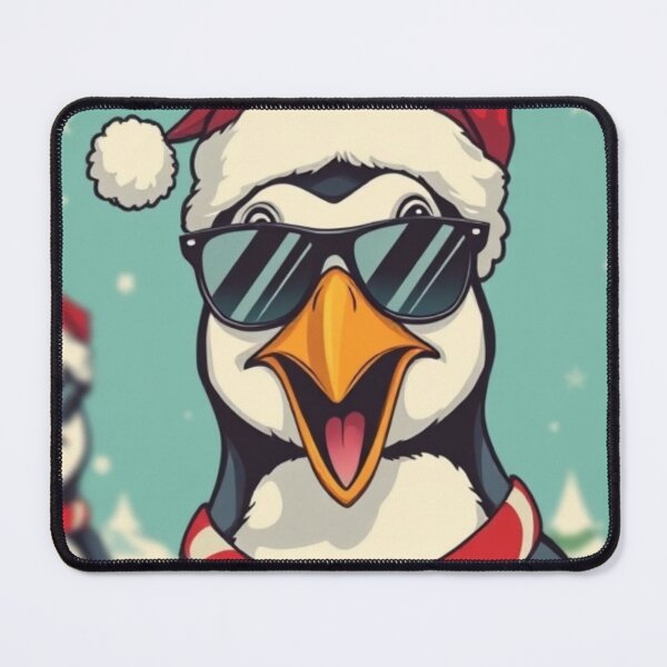 Item preview, Skibidi Rizzmas Penguin with Santa Hat and Sunglases designed and sold by Klaudesign.