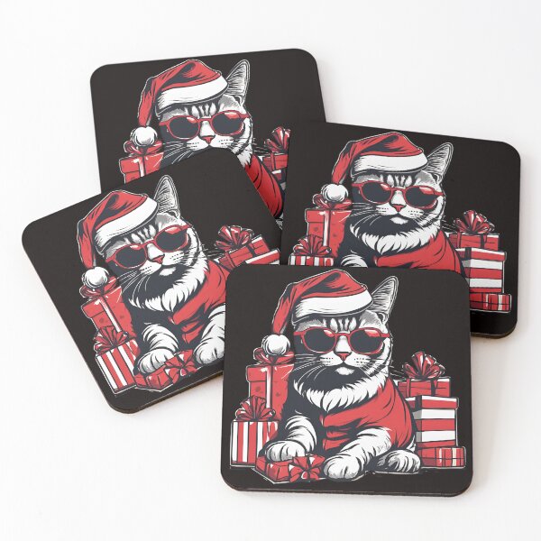 Item preview, SANTA CLAWS | CAT LOVER | CAT CHRISTMAS designed and sold by FitEnvy.