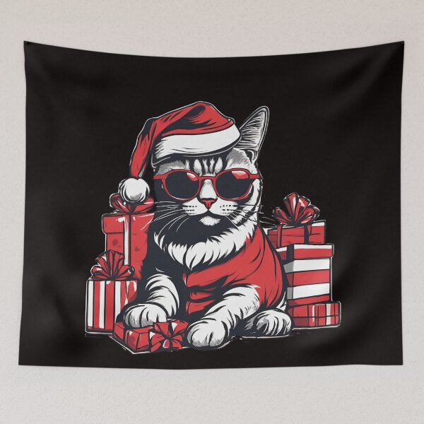 Item preview, SANTA CLAWS | CAT LOVER | CAT CHRISTMAS designed and sold by FitEnvy.