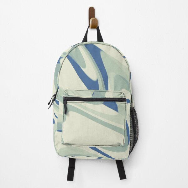 Item preview, Remolino de color azul profundo y beige claro designed and sold by TondoMeander.