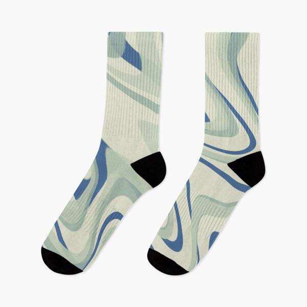 Item preview, Deep Blue & Light Beige Color Swirl designed and sold by TondoMeander.