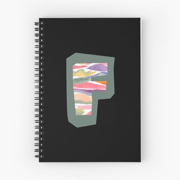 Item preview, Initial F Watercolor | designed and sold by Lotta Luxxa Lifestyle.