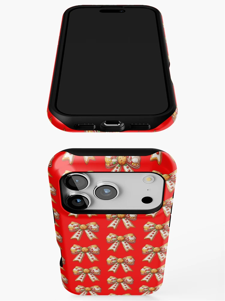 Thumbnail 3 of 4, iPhone Case, Gingerbread bow designed and sold by Rcreekat.