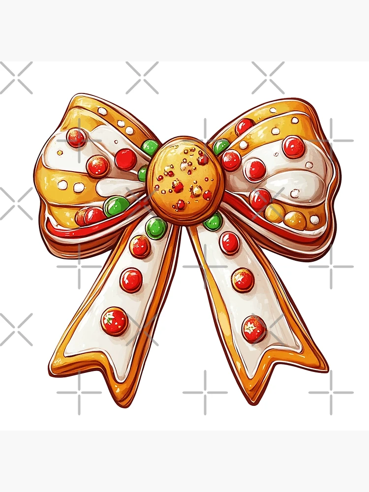 Thumbnail 3 of 3, Poster, Gingerbread bow designed and sold by Rcreekat.