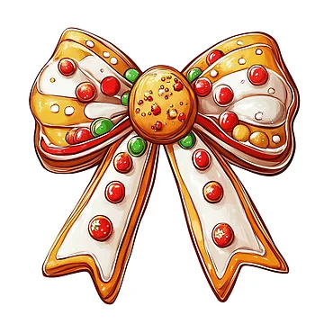 Artwork thumbnail, Gingerbread bow by Rcreekat
