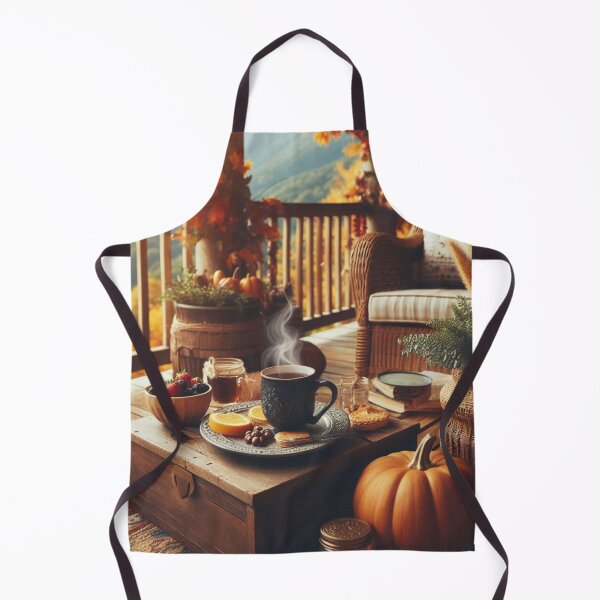 Item preview, Fall morning with tea designed and sold by Jennifer McBride.