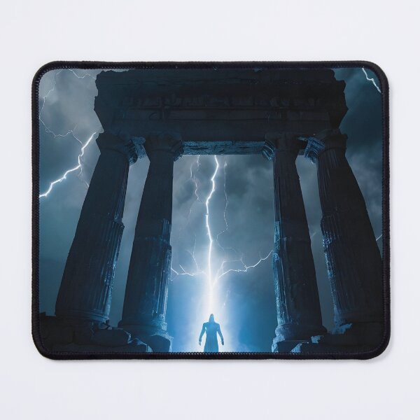 Item preview, At the heart of this tempest stands Zeus, the king of the gods designed and sold by ShihawyAhmad.