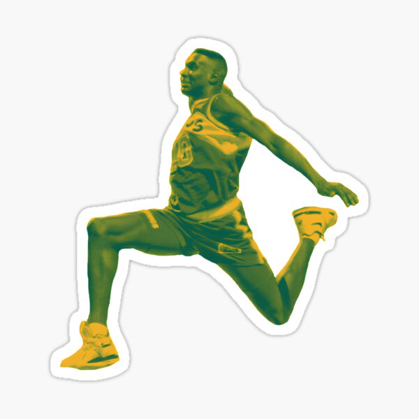 Item preview, Shawn Kemp Dunk Art - "Reign Man" Seattle Supersonics Legend designed and sold by TheNumbersGeek.