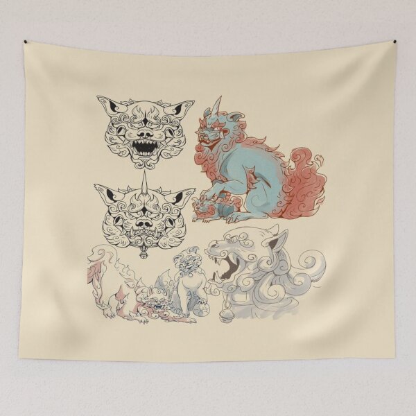 Item preview, Lions Fu designed and sold by PatronesKawai.