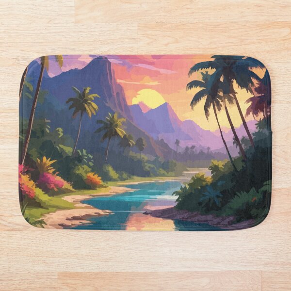 Artikelvorschau, Sonnenuntergang am Flussufer entworfen und verkauft von ReBeDesigns.