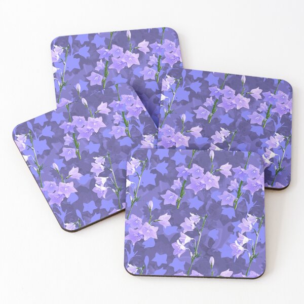 Item preview, Sunlit Balloon Flower Stems Half Drop Purple 534c90 designed and sold by Art in My Loft.