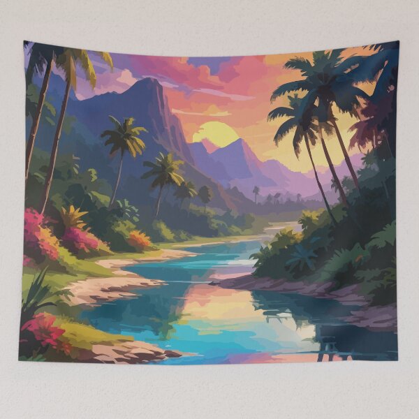 Item preview, River Row Sunset designed and sold by ReBeDesigns.