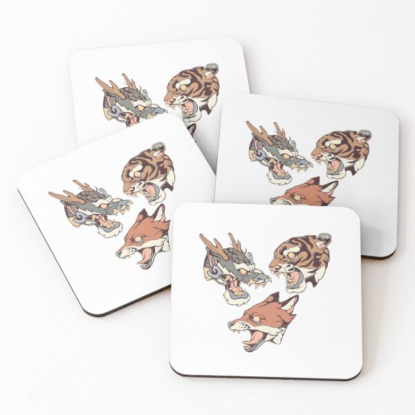 Item preview, The oriental tiger, dragon and fox, designed and sold by PatronesKawai.