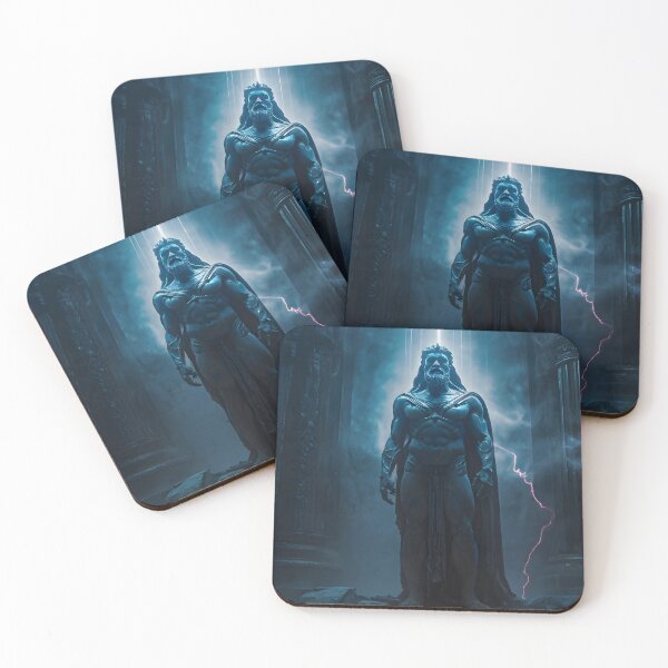 Item preview, At the heart of this tempest stands Zeus, the king of the gods designed and sold by ShihawyAhmad.