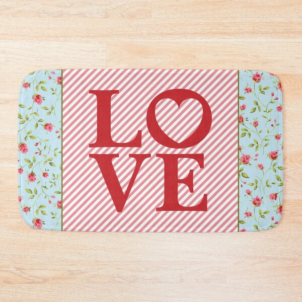 Item preview, Spring Rose Floral Pattern and Love Typography designed and sold by MarikaJohnson.