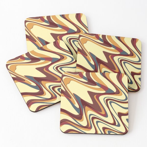 Item preview, Deep Space & Indian Yellow Fall Color Swirl designed and sold by TondoMeander.