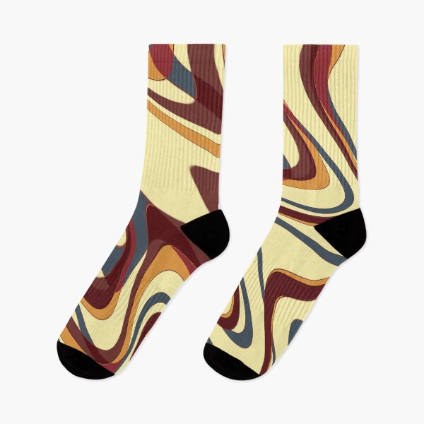 Item preview, Deep Space & Indian Yellow Fall Color Swirl designed and sold by TondoMeander.