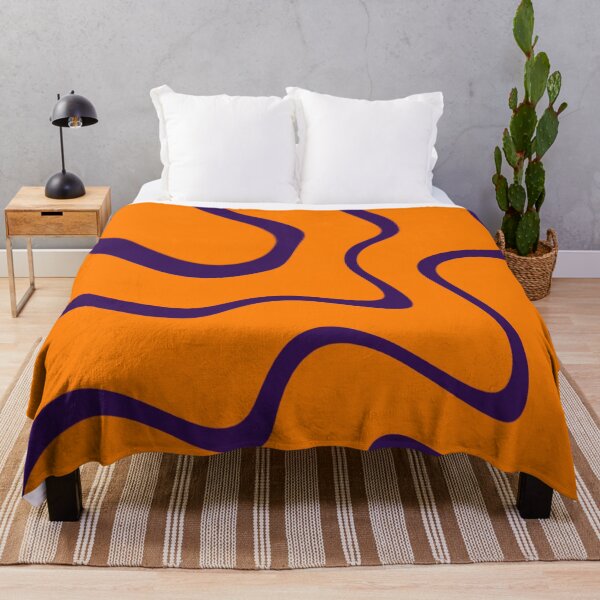 Item preview, Fire Orange & Purple Color Swirl designed and sold by TondoMeander.