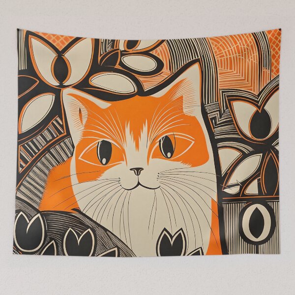 Item preview, Deco Cat 8 designed and sold by Reclining Buddha Cat.