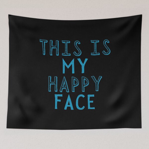 Item preview, THIS IS MY HAPPY FACE designed and sold by FitEnvy.