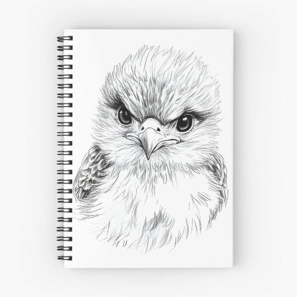 Item preview, Pencil drawn Bald baby Eagle High Quality Black and White Design designed and sold by Pencil-Art.