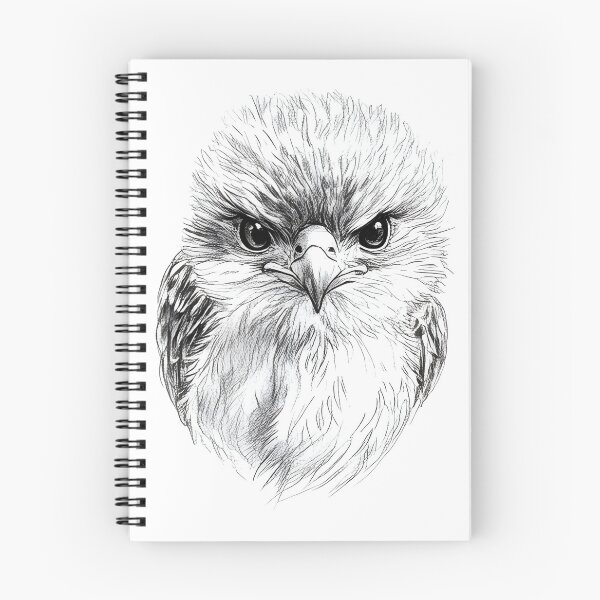 Item preview, Pencil drawn Bald baby Eagle High Quality Black and White Design designed and sold by Pencil-Art.