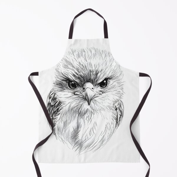 Item preview, Pencil drawn Bald baby Eagle High Quality Black and White Design designed and sold by Pencil-Art.