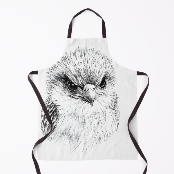 Item preview, Pencil drawn Bald baby Eagle High Quality Black and White Design designed and sold by Pencil-Art.