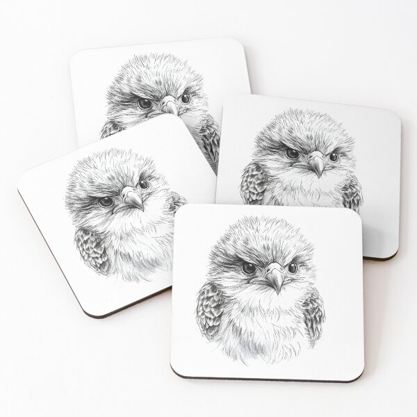 Item preview, Pencil drawn Bald baby Eagle High Quality Black and White Design designed and sold by Pencil-Art.